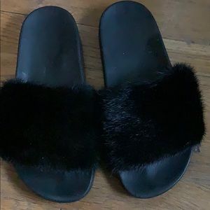 Givenchy mink sandals